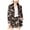 Multicoloured - blprismlilies, variant on bar III Womens Lily Print One Button Blazer Jacket, Multicoloured, 10