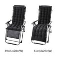 SHCKE Patio Chair Lounger Cushion Thicker Padded Chaise Lounger Bench