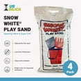 US Silica 50 Pound Bag Snow White Play Sand for Sandboxes and Sand