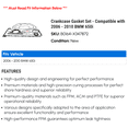 thumbnail image 2 of Crankcase Gasket Set - Compatible with 2006 - 2010 BMW 650i 2007 2008 2009, 2 of 2