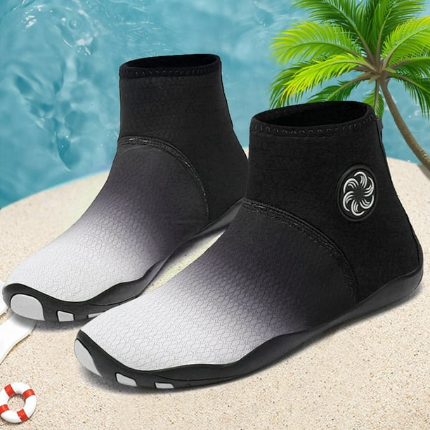 Zapatos de agua de playa unisex, zapatos descalzos de agua de goma suave para bucear al aire libre Hugtrwg Para estrenar