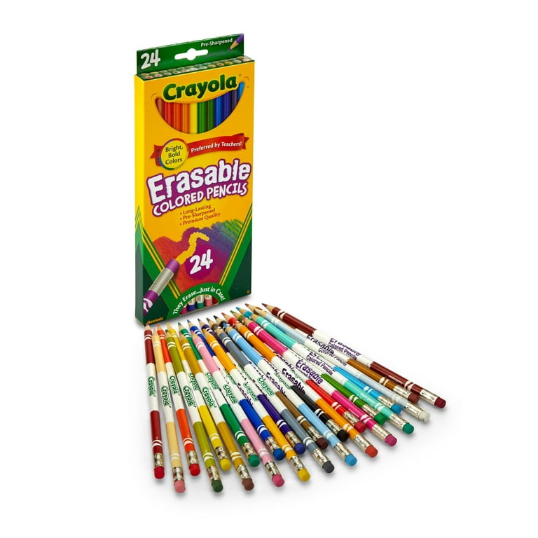 Jot 24 Piece Count Mini Colored Pencil Kids Art School Supplies Set
