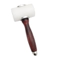 thumbnail image 2 of Martillo de nailon de 50 mm, mango de madera, herramientas profesionales de Sunnimix DIY 50mm Nylon Hamme, 2 of 7