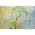 thumbnail image 2 of Addison Rugs Mayfield Washable Transitional Watercolors Green Rectangle Rug, 1'8" x 2'6", 2 of 5
