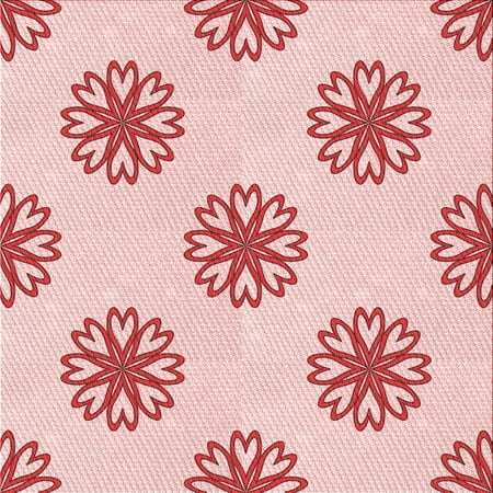 

Ahgly Company Indoor Square Patterned Valentine Red Area Rugs 4 Square