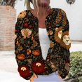 thumbnail image 2 of Kaondbfi Women's Cardigan, Fall Cute Print Open Front Knit Cardigan Sweater Winter Casual Loose Button Down Long Sleeve Coat Winter Coat for Women, 2 of 4