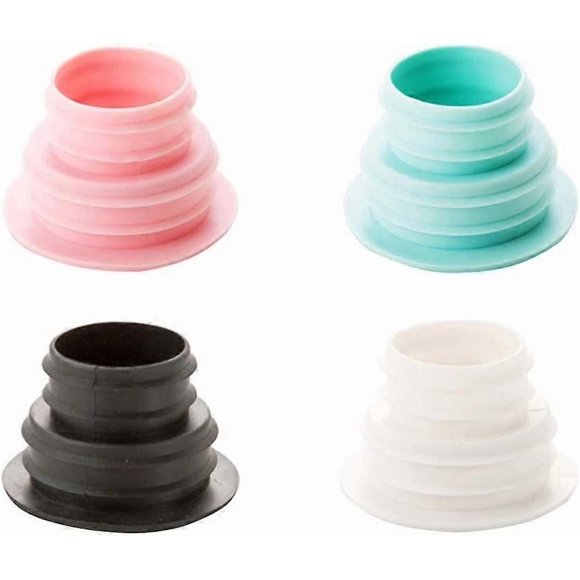 4Pcs Drain Hose Seal Hose Silicone Plug Ring Washing Machine Plug Ring Multipurpose Hose Connector