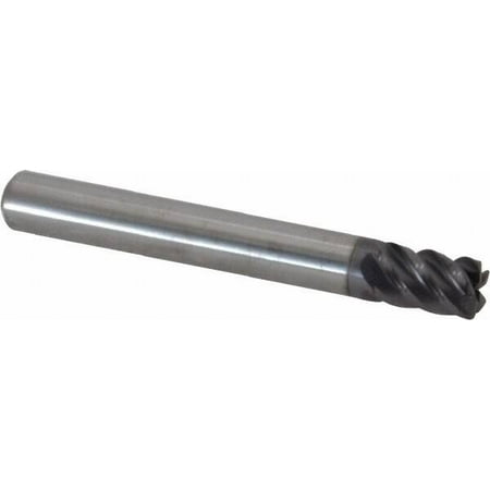 

Accupro 1/4 Diam 5 Flute Single End Solid Carbide 0.03 Corner Radius End Mill AlTiN 2 OAL 3/8 LOC 1/4 Shank Diam 45° Helix RH Cut RH Flute Centercutting