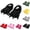 Black, variant on Unisex Funny Monster Slippers Soft Comfortable Slip On Claw Shoes Winter Flannel Anti-Skid Warm Cozy Novelty Slippers For Halloween Christmas Cosplay Costumes Pink Women5.5-10/Men4.5-9