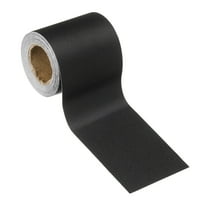 Uxcell Wood Grain Wallpaper Border 2" x 16.4ft Textured Frame Sticker, Matte Black