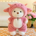 thumbnail image 3 of Oso de peluche kawaii de alta calidad que se convierte en dinosaurio, tiburón, oveja para novia, regalo del día de San Valentín, decoración de fiesta de cumpleaños, 3 of 5
