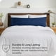 thumbnail image 4 of Funda de Almohada Corporal Bare Home Cierre Tipo Sobre Ultra Suave Doble Cepillado Azul Oscuro, 4 of 6