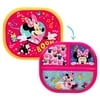 Disney Minnie Mouse 2-Sided Plate - Dishwasher Safe Toddler Plate