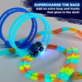 thumbnail image 6 of Blaze and the Monster Machines TurboTwist Racers Boost Pack - Glow in the Dark Racing Loop & Tracks Expansion Set for Kids Ages 3-10, 6 of 7
