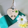 thumbnail image 3 of Wooden Heart Thank You Gift Ornament - Christmas Tree Decor, Car Rearview Mirror Hanging, Home Party Decoration, Graduation Wedding Gift for Friend Mom, Engraved Appreciation Keepsake, 3 of 4