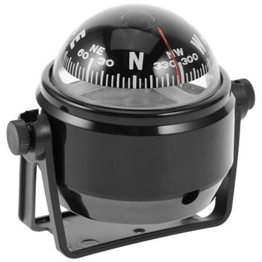 SASABAXI 1Pcs Round Compass for Navigation and Backup Tool in Cars and Boats