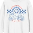 thumbnail image 2 of Sportsbike Race Speed Demon, Ready Set Go Men's White Crew Neck Sweatshirt-Large, 2 of 3