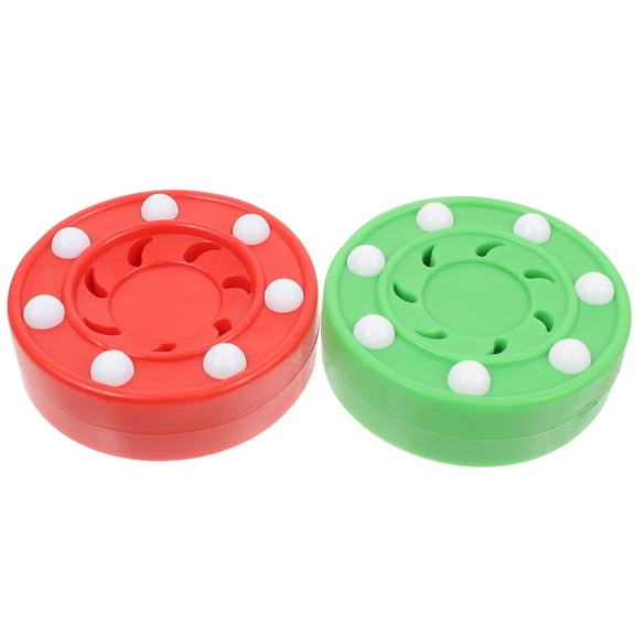 WORGEOUS 2Pcs Roller Hockey Puck Hockey Puck Roller Hockey Game Puck Street Hockey Puck