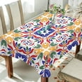 thumbnail image 3 of Coolnut Mexican Tablecloth Mexican Serape Blanket for Mexican Party Wedding Cinco De Mayo Fiesta Decorations Outdoor Picnics Dining Table Cover, Large Square Table Cloth 54x54In, 3 of 7