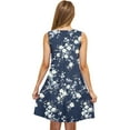 thumbnail image 4 of Staron Robes d'Été pour Femmes en Liquidation à Moins de 10 $ Robe Décontractée Ample à Col Rond Imprimé Floral d'Été avec Poche Maillot de Bain Sans Manches Robe de Vacances, 4 of 5