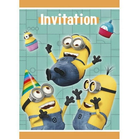 Despicable Me Invitations, 8ct