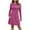 Hot Pink, variant on Midi Dresses For Women Sevevn Womens Long Sleeve Ribbed Knit Sweater Dresses 2025 Fall Short Tunic Dress