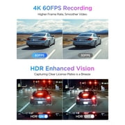 VIOFO A329S 4K 60FPS Dash Cam, Power Saving Parking Mode, Wi-Fi 6 App Control, STARVIS 2 Sensor, Supports up to 4TB SSD or 512GB microSD Card