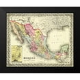 thumbnail image 2 of Colton 24x20 Black Modern Framed Museum Art Print Titled - Mexico - Colton 1856, 2 of 5