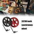 thumbnail image 2 of 80 Tooth 2GT Synchronous Belt Timing Pulley, 5mm Bore, for Precisions 3D Printer Motion Parts Kit, 2 of 11