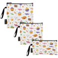 thumbnail image 2 of 3 Size Reusable Food Storage Bags Set Airtight Zipper Closure Lunch Snacks Travel Organizer Halloween Candy and Cupcakes, 2 of 8