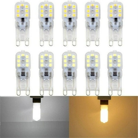

5/10pcs G9 3W/5W Silicone Crystal LED Corn Bulb SpotLight White Lamp AC 220V Home Lighting