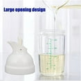 thumbnail image 5 of GIXUSIL White Salad Dressing Bottles,6.7x2.2In Easy Grips Salad Dressing Shaker Dispenser for Home,Homemade Condiment Bottle with Measure, 5 of 6