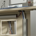 thumbnail image 3 of D-Line Gray Half Round TV Cord Cover, 2x1in, 18in Length, 3 of 7