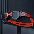 thumbnail image 4 of de natación s, cómodas, impermeables, es de ajustar, vista , protección , , antivaho, antideslizantes, de , correa roja Soledad Gafas de natación, 4 of 10