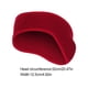thumbnail image 5 of Naiovety Calentadores de oreja cubre polar adulto orejera mujeres hombres ropa accesorio elástico deporte ciclismo correr diadema para al aire Ciclismo Vino rojo HR, 5 of 6