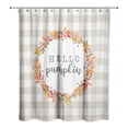 thumbnail image 2 of Creative Products Hello Pumpkin 71x74 Shower Curtain, 2 of 2