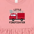 thumbnail image 4 of Inktastic Red Fire Little Firefighter Girls Baby Dress, 4 of 5