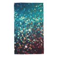 thumbnail image 1 of Fotbe Colorful Rainbow Glitter Toalla Premium con Patrón, Toalla de Microfibra de Secado Rápido, Ligera y Altamente Absorbente (27.5x16in), Ideal para Uso Diario, 1 of 6