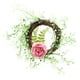 thumbnail image 1 of Guirnalda de flores artificiales Simulación Decoración floral Guirnalda Tela de plástico Guirnalda de flores falsas, Peonía AweSitey HA7398-01B, 1 of 6