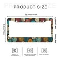thumbnail image 6 of Colored Circles License Plate Frames for Women Men Car Plate Holder Cover Metal Tag Aluminum Car Accessories Front Rear Plate Decor, 6 of 6