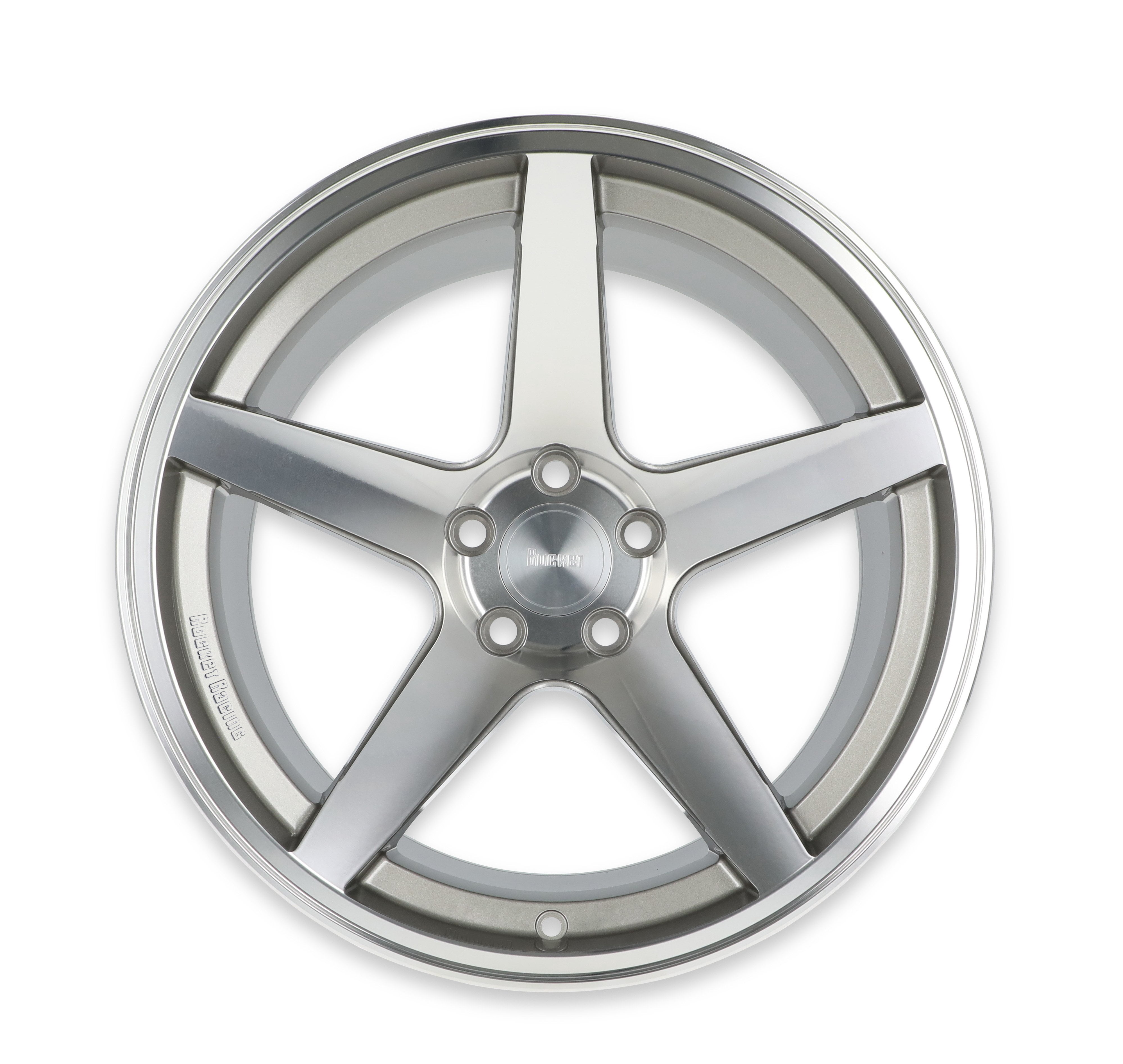 Rocket Racing Wheels TTR29-826155-D  Flare Series - Titanium/Machined