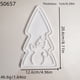 thumbnail image 3 of XWSHYW Herramientas para El Hogar Moldes de Yeso para Colgar Adornos Navideños Moldes de Colgar Árboles de Navidad Diy, 3 of 6