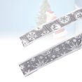 thumbnail image 2 of 2Pcs 280x4.5x0.2cm Fabrics Gilding Printing Christmas Ribbons Shopping Mall Christmas Tree Decoration (Style A and Style B), 2 of 7