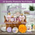 thumbnail image 2 of Aqua Elegante Gift Basket For Women - Luxury Bath Set With Honey & Lavender, 2 of 10