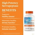 thumbnail image 4 of Doctors Best High Potency Serrapeptase, Supports Sinus Health 120,000 SPU, Non-GMO, Vegan 90 Veggie Caps, 4 of 5