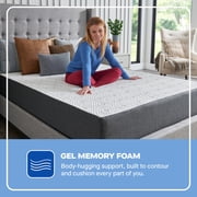 Sealy Essentials 10” Medium Queen Gel Memory Foam Mattress-in-a-Box, Adult