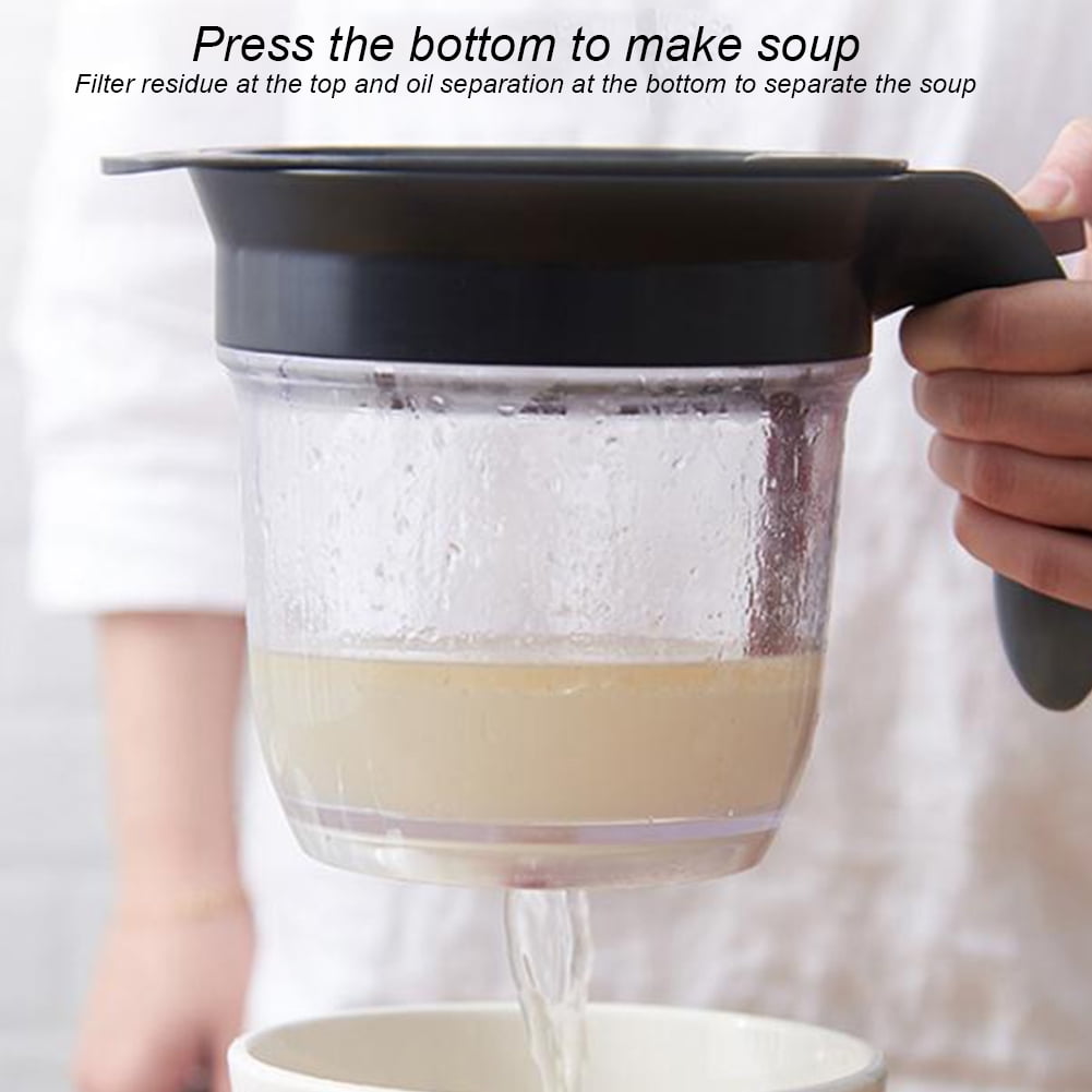 Fat Separator Grease Skimmer Home Cooking Soup Filter Cup Easy Clean