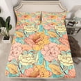 thumbnail image 2 of Manfei Chic Flower 4pcs Bed Sheets for Adults Female Men,Spring Garden King Sheets,Exotic Style Super Cozy Sheet Set,Ultra Soft Home Decor, 2 of 7