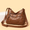 thumbnail image 4 of Sywqhk Bolso Bandolera De Pu Vintage Para Mujer, Bolso De Hombro De Momia Con Múltiples Bolsillos (Marrón) Sywqhk Para estrenar, 4 of 6