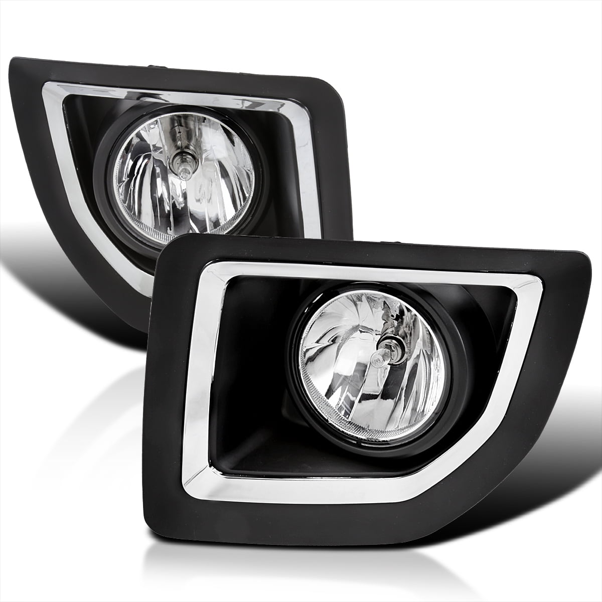 SpecD Tuning Clear Fog Lights + Bulbs + Switch + Wiring Compatible